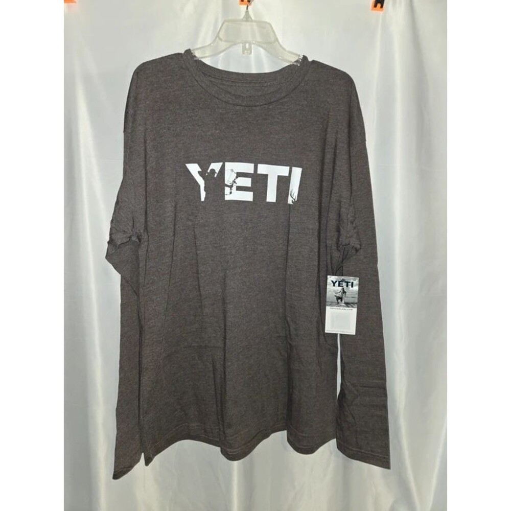 Yeti Men's XL Brown Long Sleeve Shirt (LOC-36)